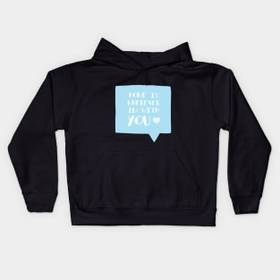 You're My Home Romantic Love Saying Typography Kids Hoodie